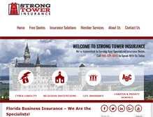 Tablet Screenshot of mystrongtower.com